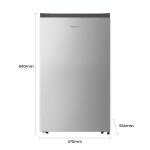 REFRIGERADOR HISENSE MINI BAR DE 4.2P³ RR43D6AC